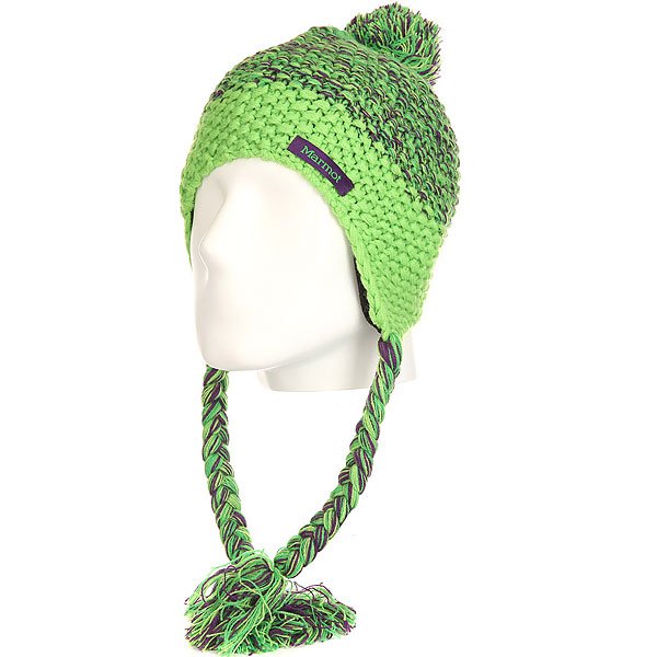 фото Шапка ушанка женская Marmot Gracie Hat Green Envy