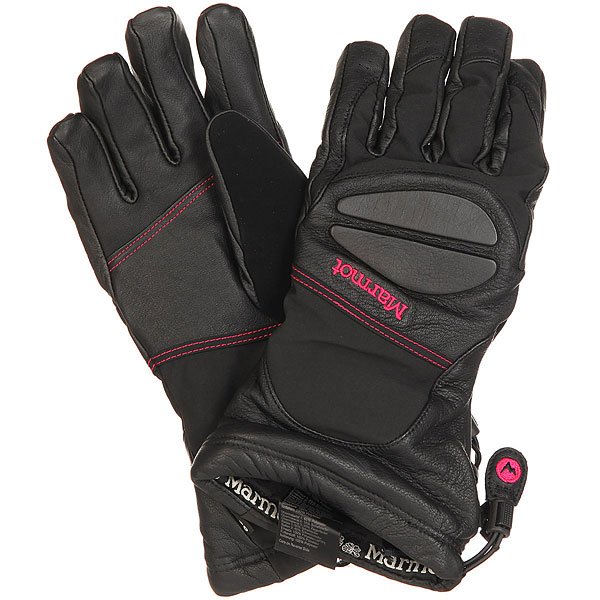 фото Перчатки сноубордические женские Marmot Access Glove Black/Bright Rose