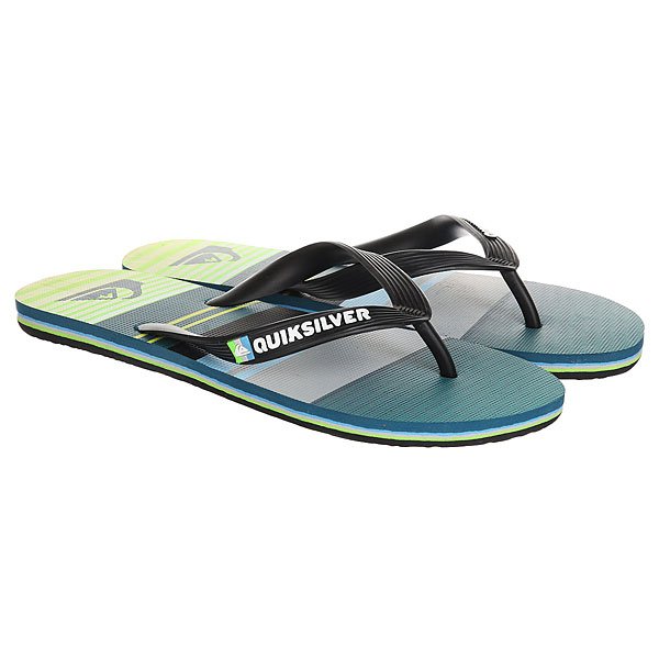 фото Вьетнамки Quiksilver Molokai Everyda Black/Green/Grey