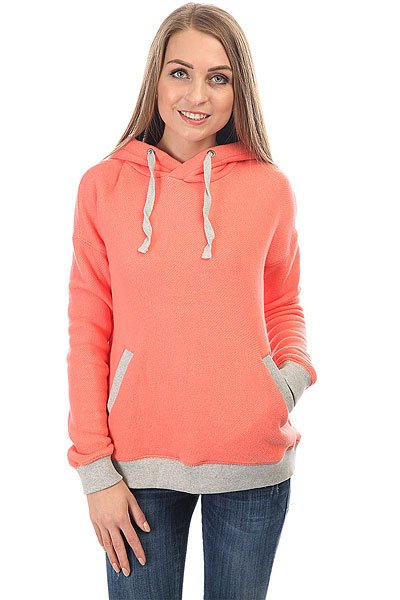 фото Толстовка кенгуру женская Roxy Shoalhoodie Georgia Peach