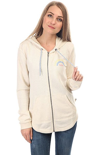 фото Толстовка классическая женский Roxy Hawserhoodiec Metro Heather