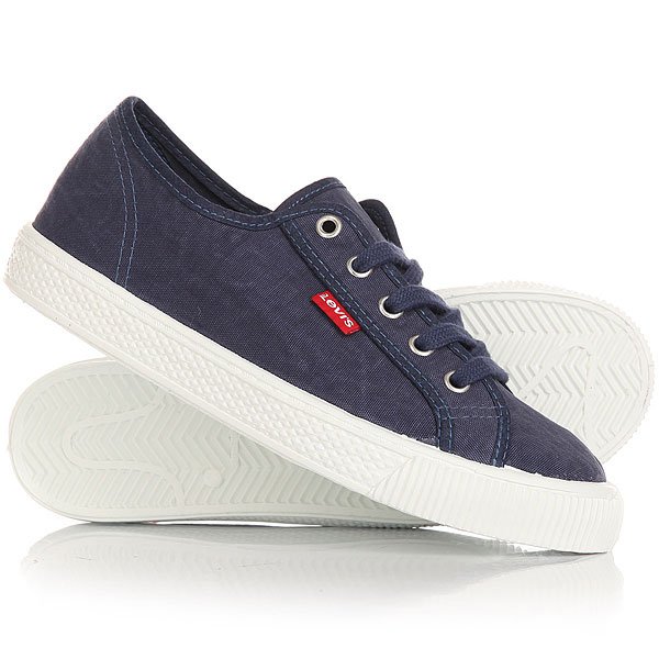 фото Кеды кроссовки низкие женские Levis Malibu Navy Blue