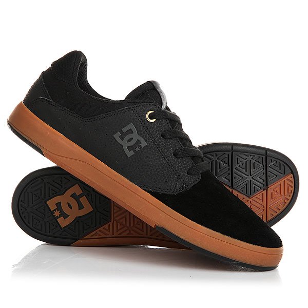 фото Кеды кроссовки низкие DC Plaza Tc S Black/Gum