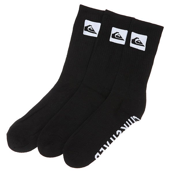 фото Носки средние Quiksilver 3 Pack Crew Black