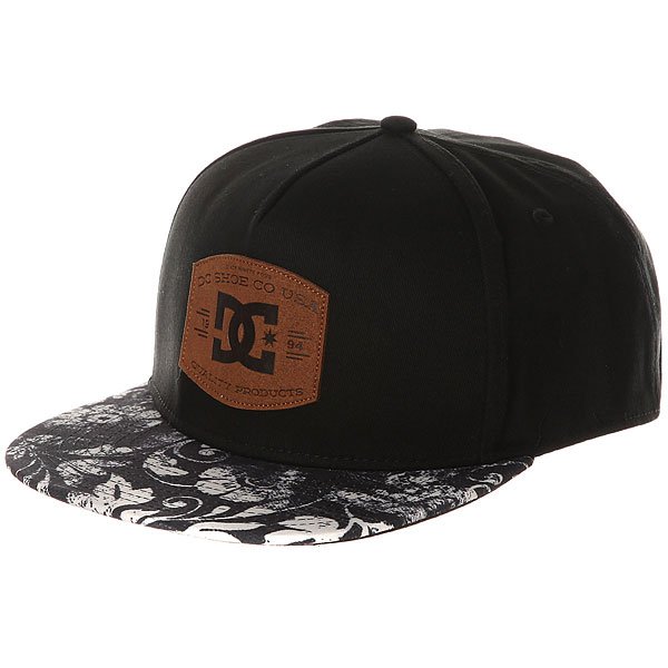 фото Бейсболка с прямым козырьком DC Regal Snapback Black