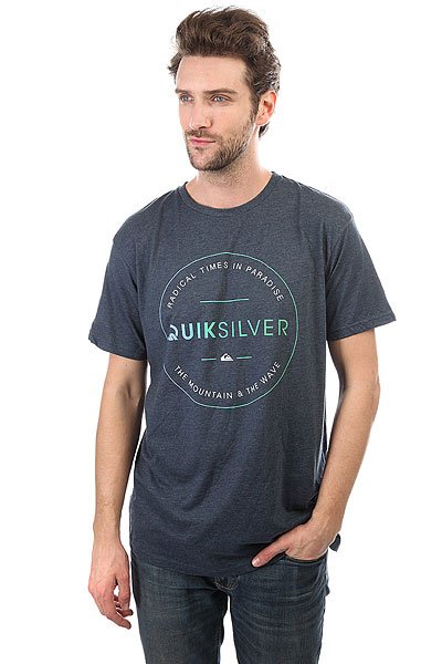 фото Футболка Quiksilver Freezone Dark Denim Heather