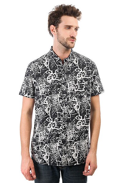 фото Рубашка Quiksilver Hypnosisshirt Black Hypnosis