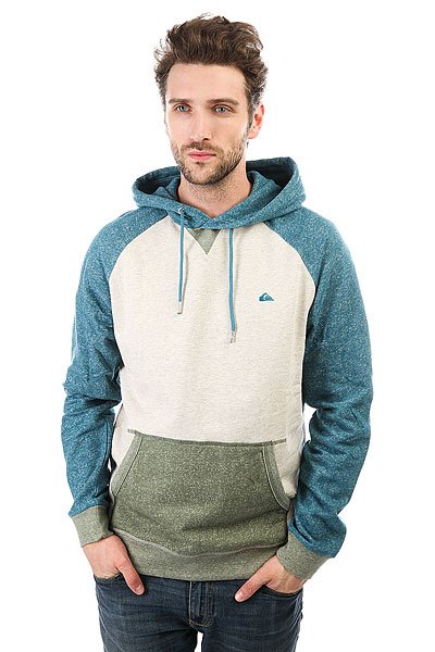 фото Толстовка кенгуру Quiksilver Rionegrohood Moroccan Blue