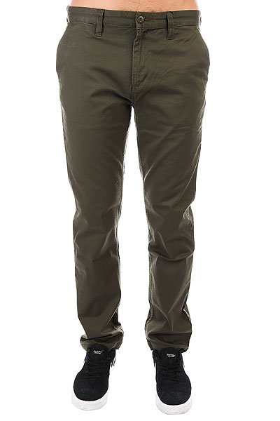 фото Штаны прямые DC Wrk Str Chino Fatigue Green