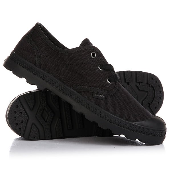 фото Ботинки низкие женские Palladium Pampa Oxford Lp Black