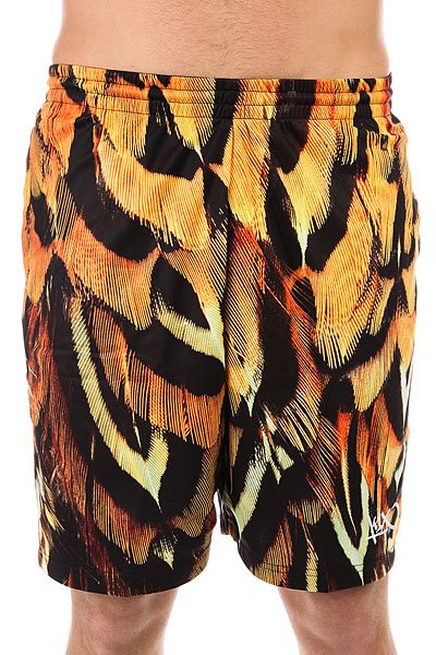 фото Шорты классические K1X Feather Gnarly Shorts Orange/Black