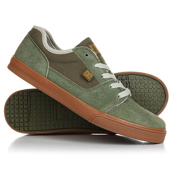 фото Кеды кроссовки низкие детские DC Tonik Green/Gum