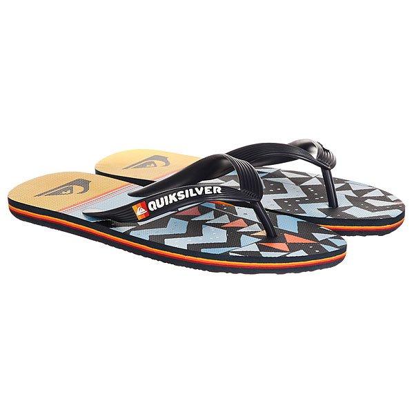 фото Вьетнамки Quiksilver Molokaislablapu Blue/Orange