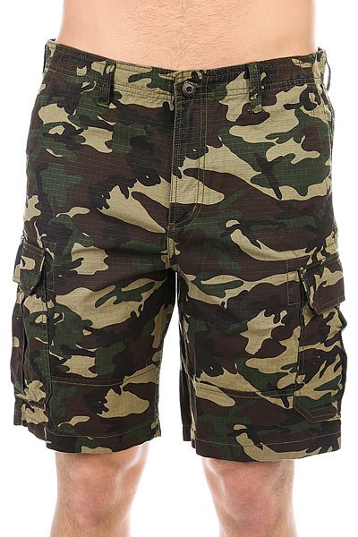 фото Шорты классические DC Rpstp Cargo 21 Green Surplus Camo