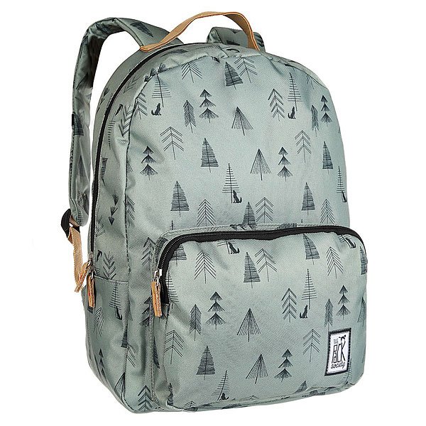 фото Рюкзак городской The Pack Society Classic Backpack Green Tree Allover