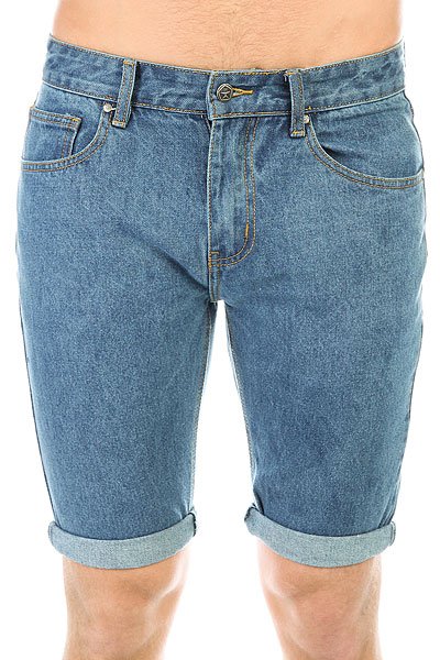 фото Шорты джинсовые Запорожец Basic Denim Short Regular Flex Classic Blue