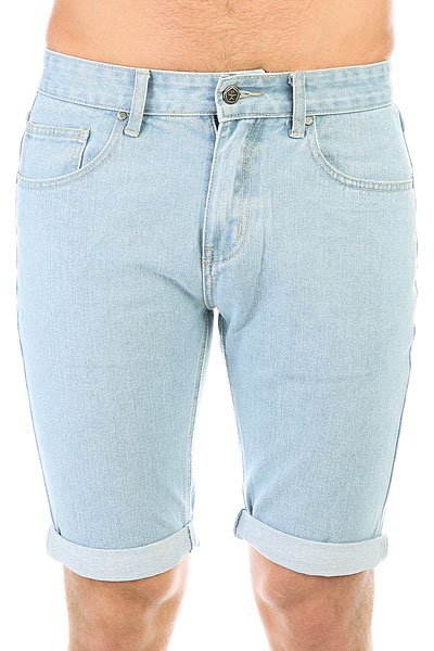 фото Шорты джинсовые Запорожец Basic Denim Short Zap Regular Flex Light Blue