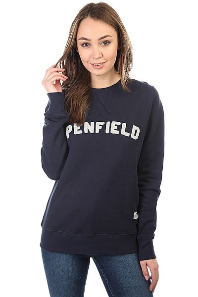 фото Толстовка свитшот женская Penfield Brookport Navy