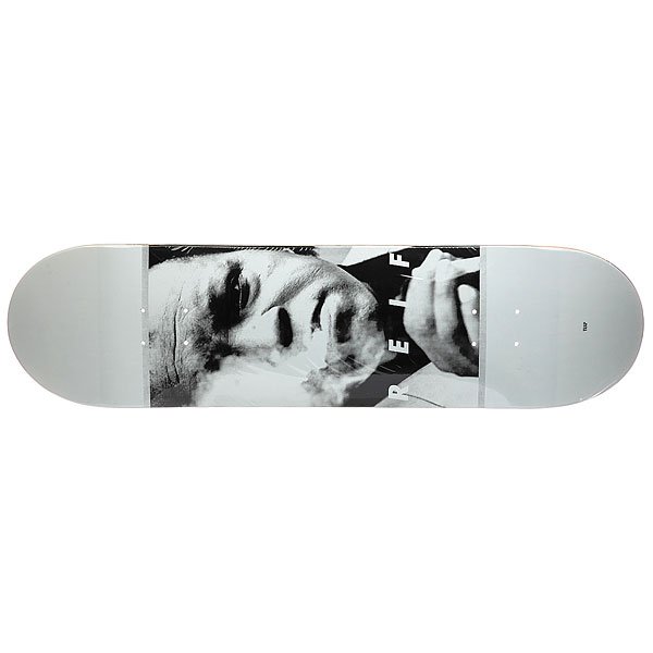 фото Дека для скейтборда для скейтборда Trap Reif Pro Deck Grey/White/Black 32 x 8.1 (20.6 см)