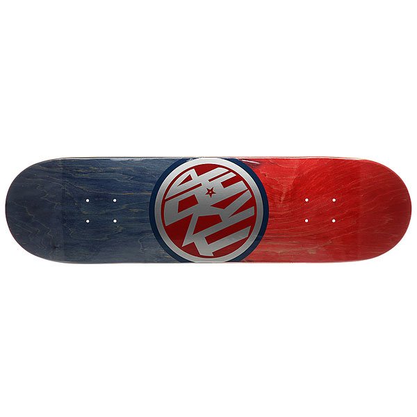 фото Дека для скейтборда для скейтборда Trap Big Circle Special Blue/Red 32.125 x 8.375 (21.3 см)