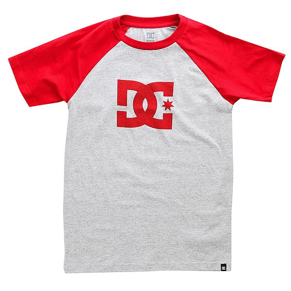 фото Футболка детская DC Star Ss Raglan Chili Pepper/Grey He