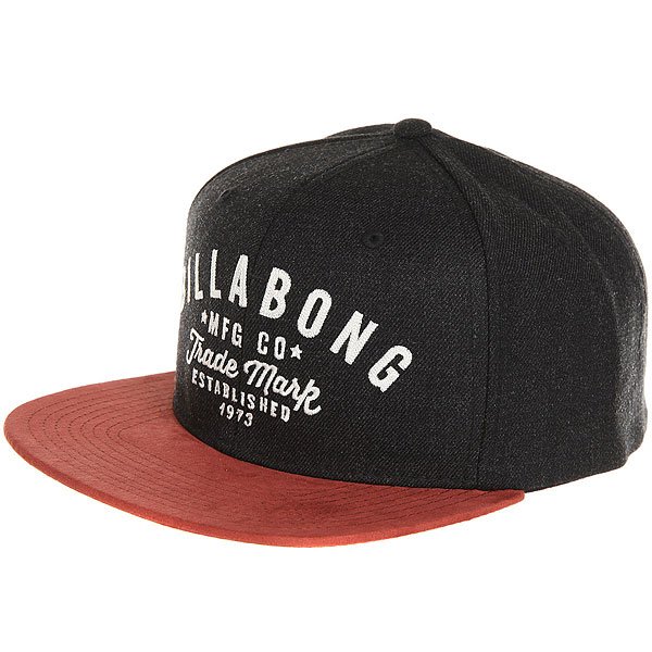 фото Бейсболка с прямым козырьком Billabong Sama Snapback Black Heather