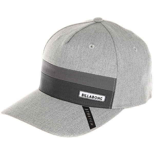 фото Бейсболка классическая Billabong Tribong Stretch Grey Heather