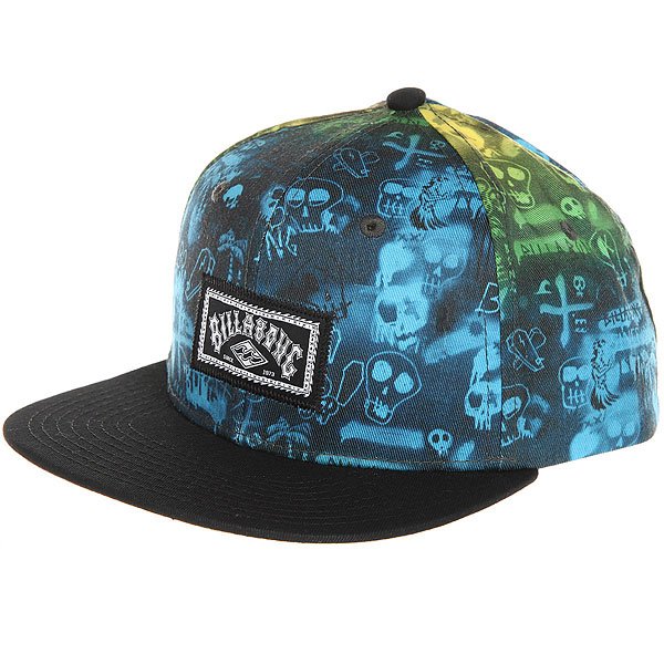 фото Бейсболка с прямым козырьком детский Billabong Bad Billy Snapback Multi