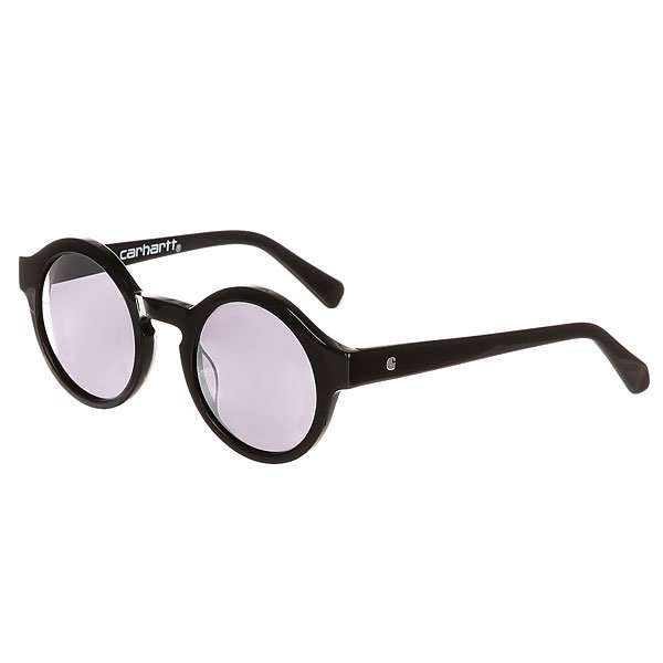 фото Очки Carhartt Wip Fox Sunglasses Black/Black Mirrored Lenses