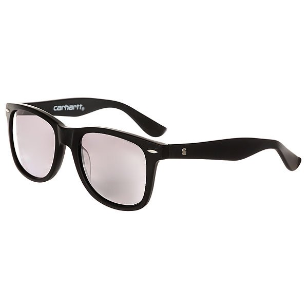 фото Очки Carhartt Wip Dearborn Sunglasses Black Matte/Silver Mirrored Lenses