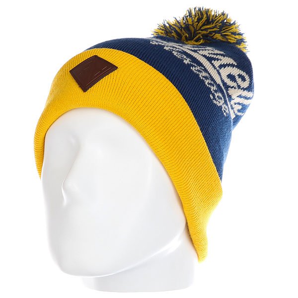 фото Шапка носок Запорожец Logo Beanies Blue/Yellow