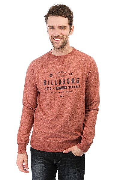 фото Толстовка свитшот Billabong Watcher Red Clay