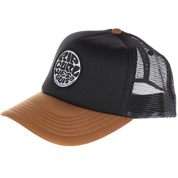 фото Бейсболка с сеткой Rip Curl Wetty Badge Trucker Brown