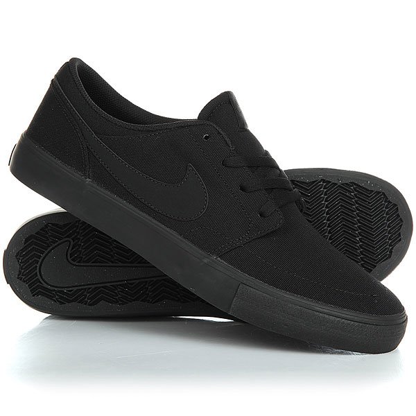 фото Кеды кроссовки низкие Nike Sb Portmore II Solar Cnvs Black