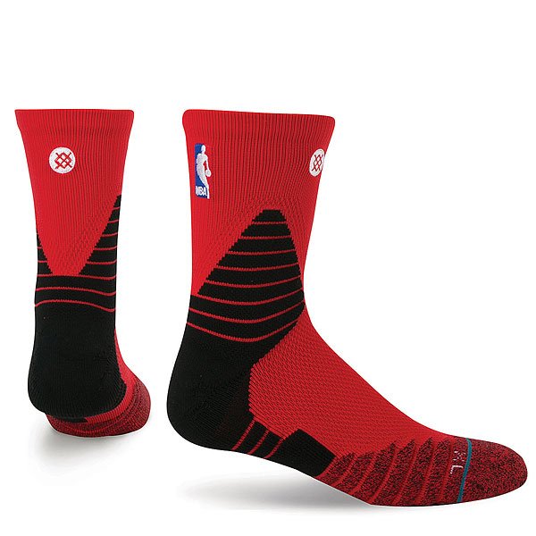 фото Носки средние Stance Nba Oncourt Solid Qtr Red