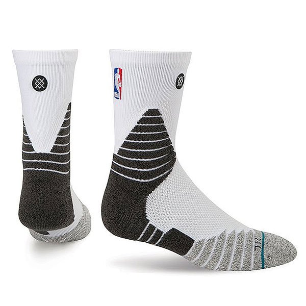 фото Носки средние Stance Nba Oncourt Solid Qtr White