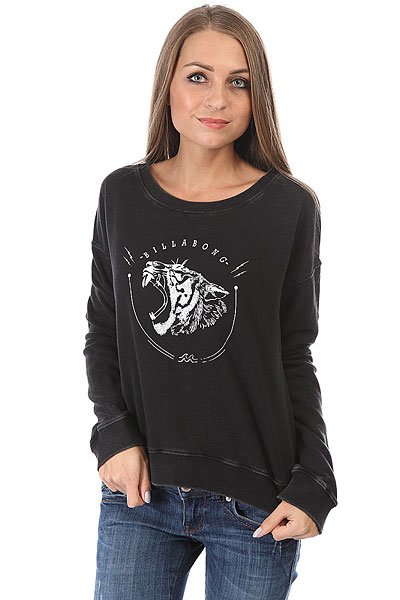 фото Толстовка свитшот женская Billabong Black Rock City Off Black