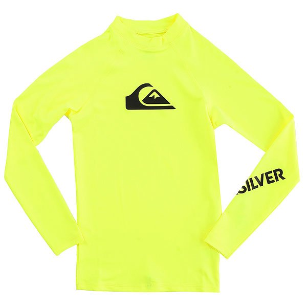 фото Гидрофутболка детская Quiksilver All Time Boy Ls Safety Yellow