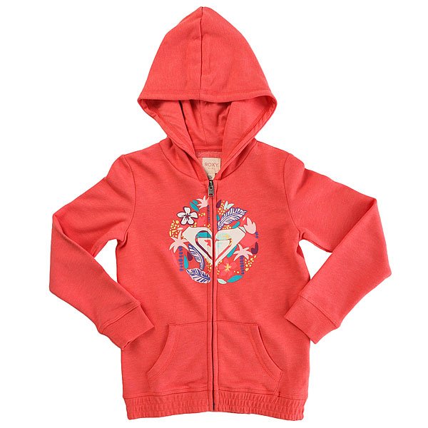 

Толстовка классическая детская Roxy Ladyseardrop Sugar Coral Heather