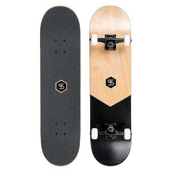 

Скейтборд в сборе Quiksilver Street Skateboard 78 Black