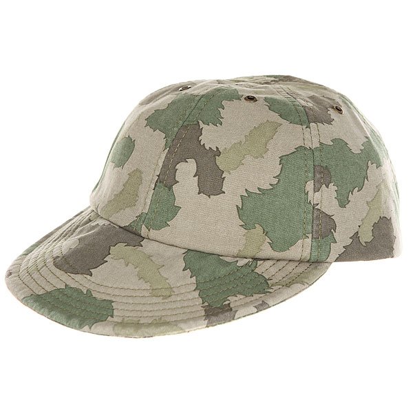 фото Бейсболка классическая Poler Big Bill Flopster Furry Green Camo