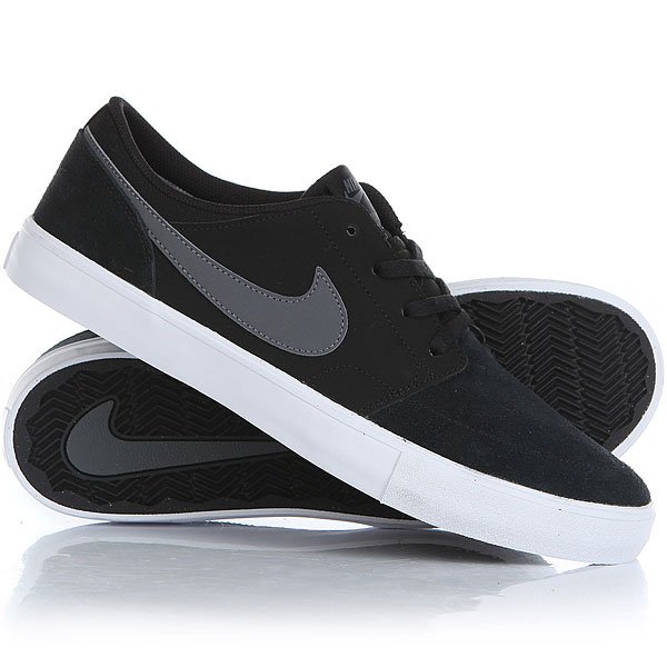 фото Кеды кроссовки низкие Nike Sb Portmore II Solar Black/Dark Grey