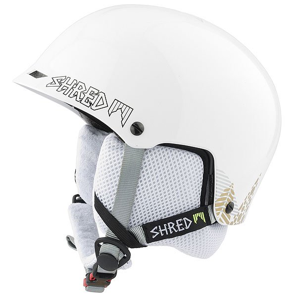 фото Шлем для сноуборда Shred Half Brain Timber White/Gold