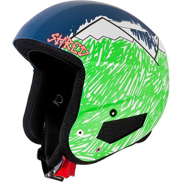 фото Шлем для сноуборда Shred Mega Brain Bucket Needmoresnow Navy/Green