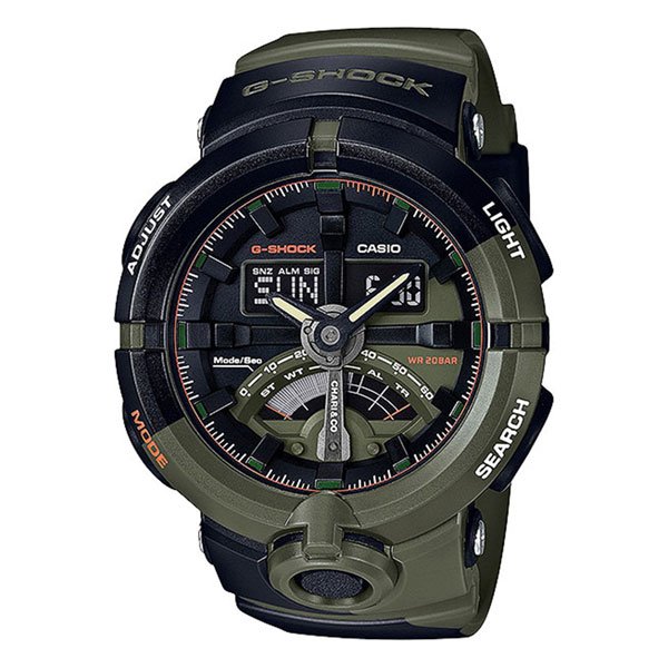 фото Электронные часы Casio G-Shock ga-500k-3a Black/Green