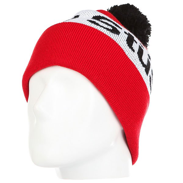 фото Шапка Stussy Helvetica Pom Beanie Red