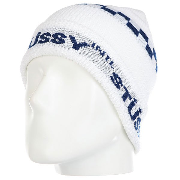 фото Шапка Stussy Road Cuff Beanie White