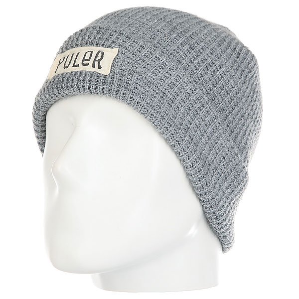 фото Шапка Poler Workerman Beanie Light Gray Heather