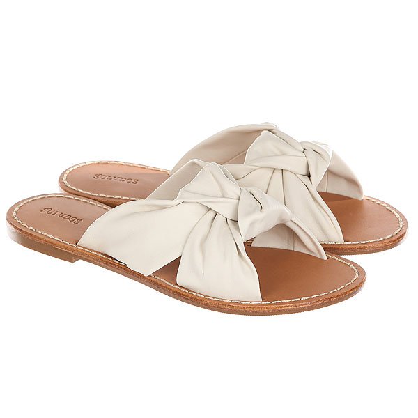 фото Шлепанцы женские Soludos Knotted Slide Sandal Ivory