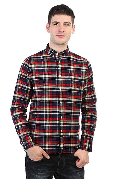 фото Рубашка в клетку Penfield Barrhead Check Shirt Red